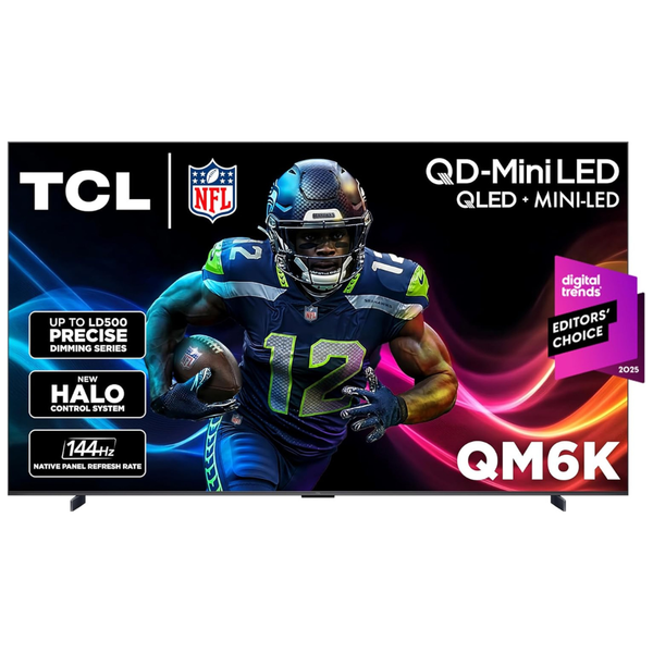 98" TCL QM6K Series 4K Ultra HD Smart QD-Mini LED Google TV