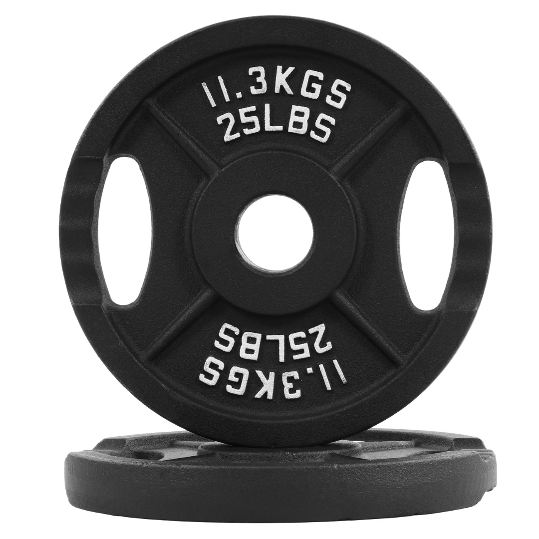 25 lb Pair BalanceFrom Classic Cast Iron Weight Plates