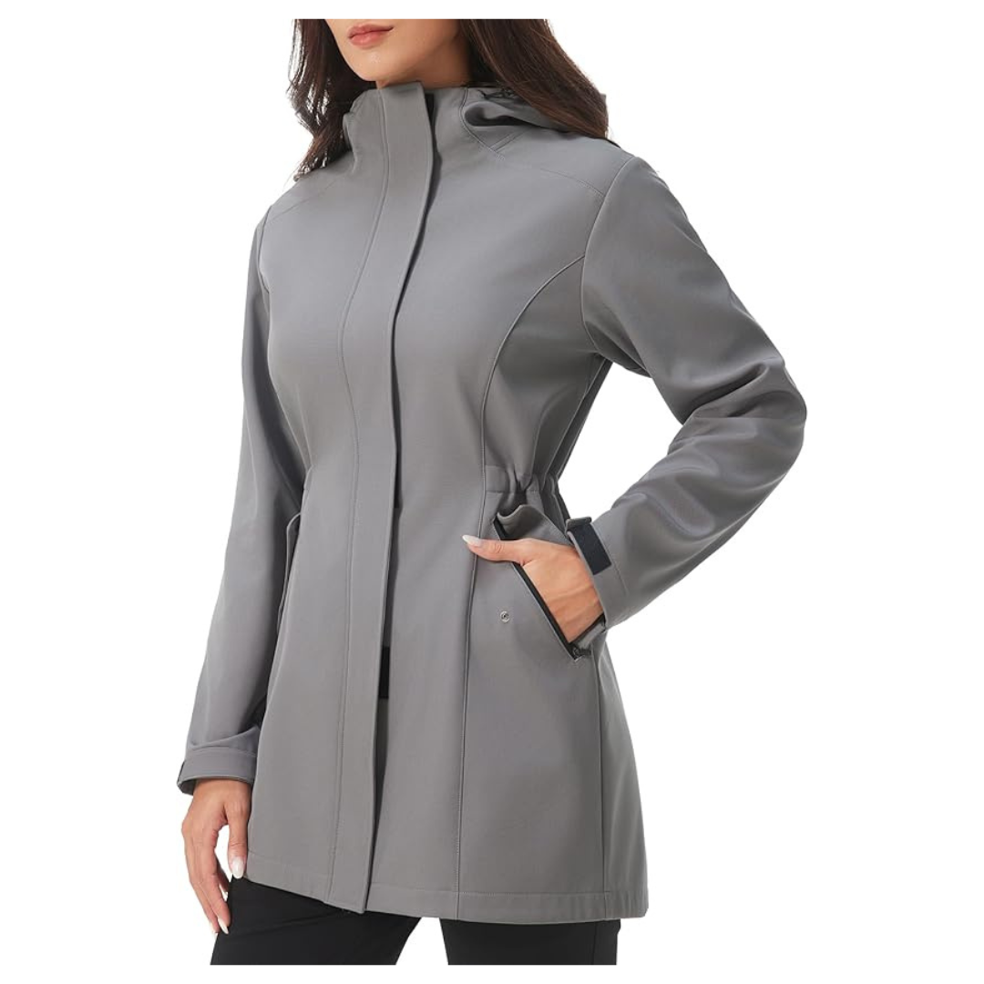 Hotsuit Women's Fleece Lined Windbreaker Coats Rain Jacket