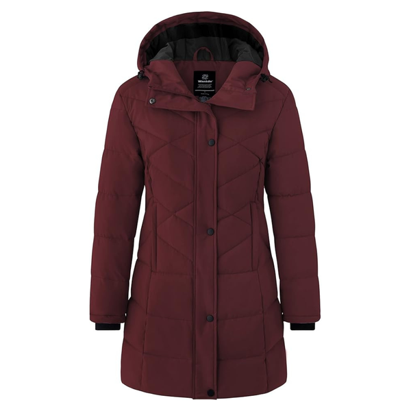 Wantdo Women's Quilted Thicken Winter Rain