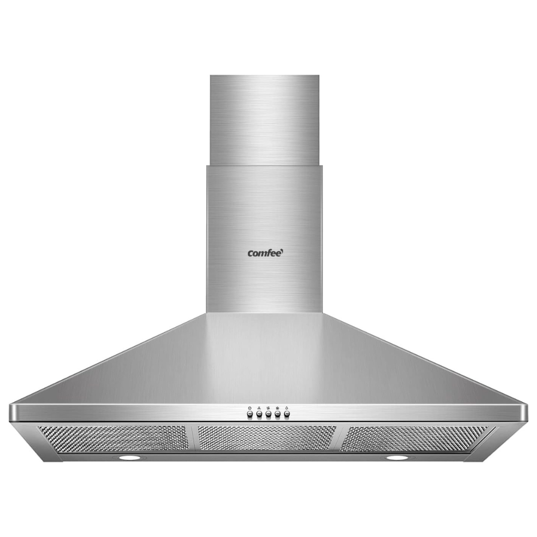 Comfee 36 Ducted Pyramid Range 450 CFM Wall Moun Vent Hood