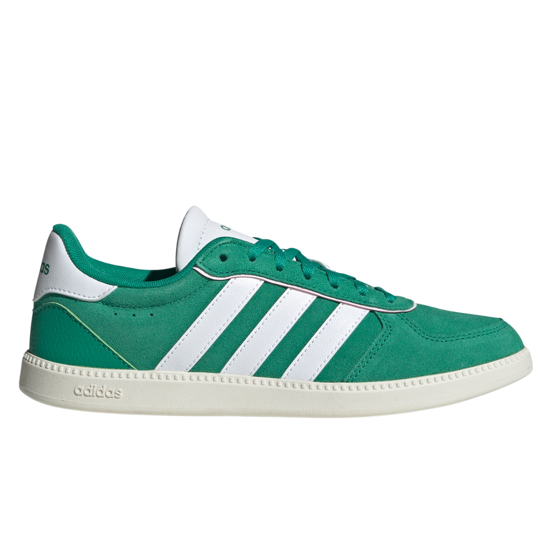 adidas Women's Breaknet Sleek Sneakers (Green/White)