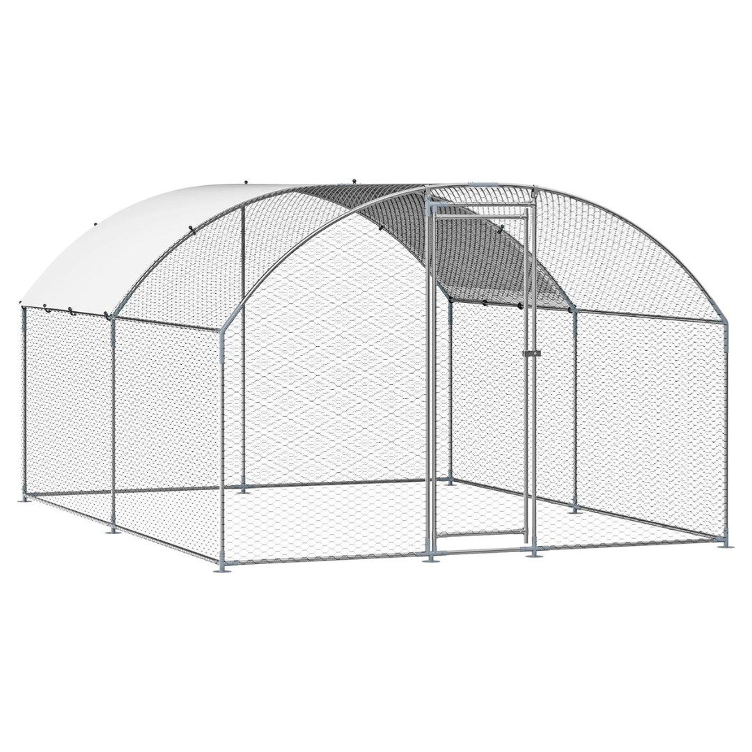 13.1 x 9.8 x 6.5ft Vevor Metal Walkin Chicken Coop