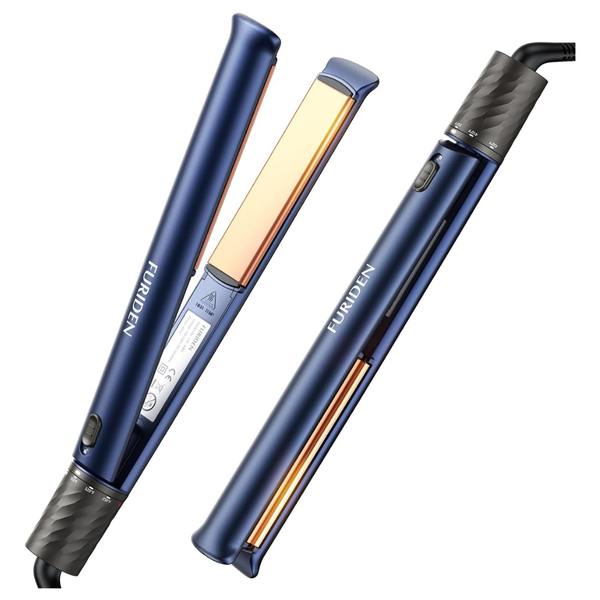 Furiden 2-in-1 Flat Iron Hair Straightener And Curler Combo