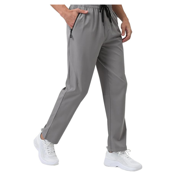 Men's Slim Fit Breathable Stretch Hiking Pants With Pockets