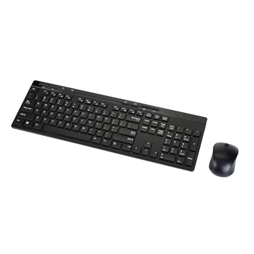 Amazon Basics 2.4 GHz QWERTY Layout Wireless Keyboard & Mouse