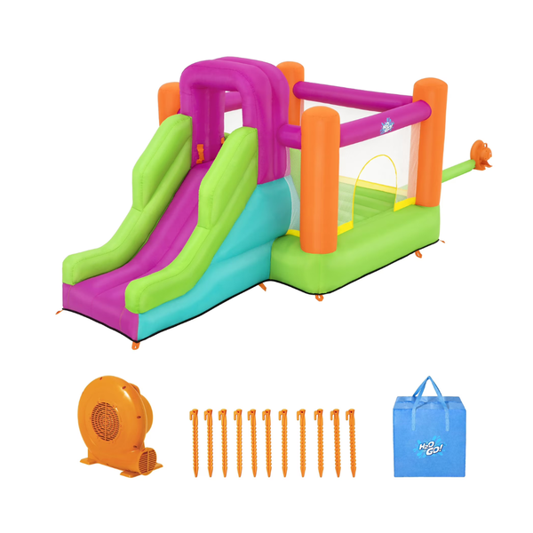 H2OGO! Slide Flyer Bounce House With Slide And Climbing Wall