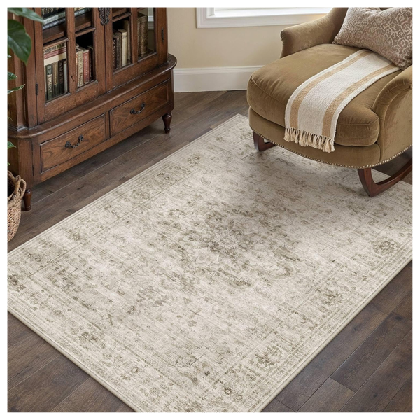 Hugear 3' x 5' Non-Slip Washable Area Rug