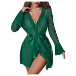 Avidlove Women's Mesh Lingerie Robe Set With Thong (Various)