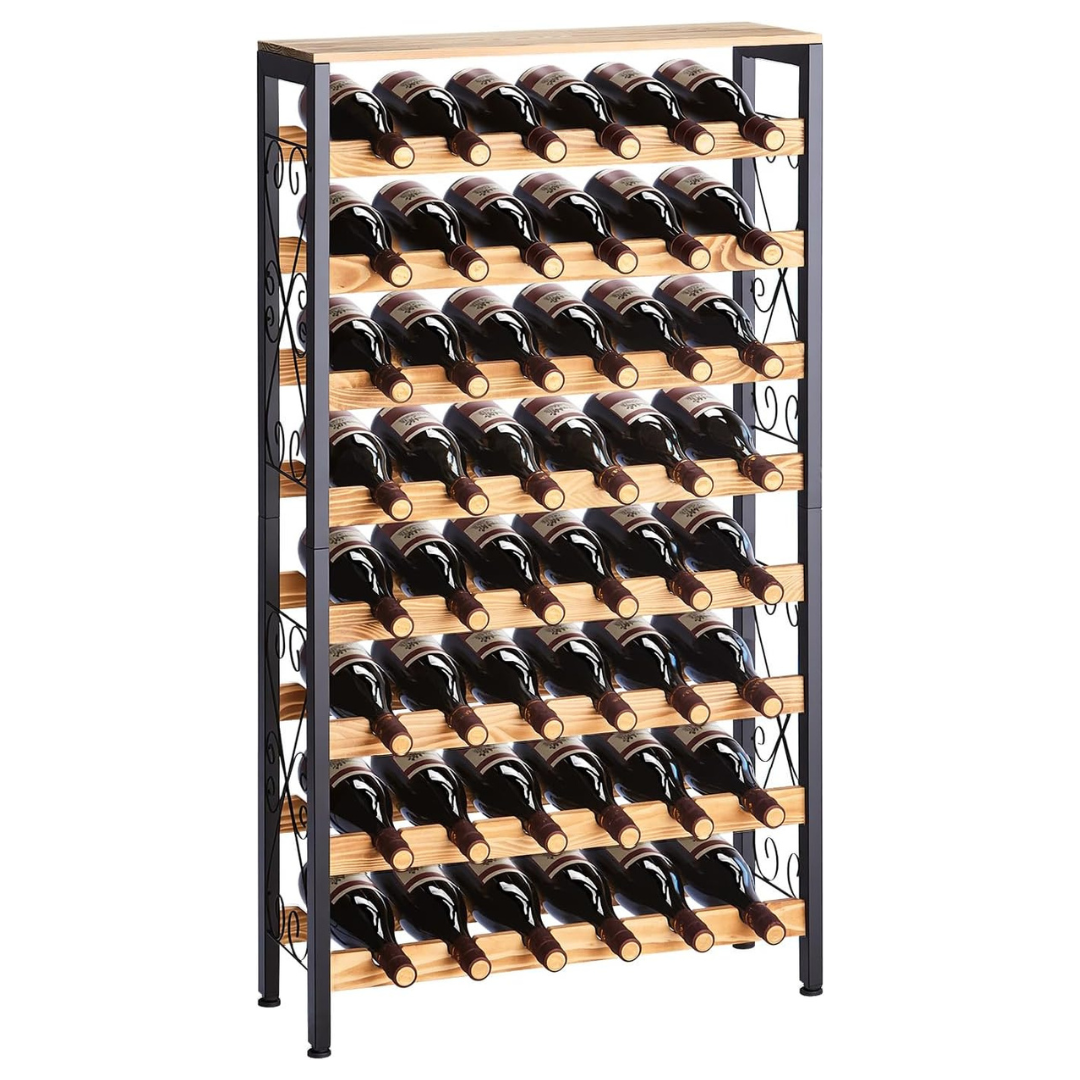 VEVOR 48 Bottle 8-Tier Wine Rack