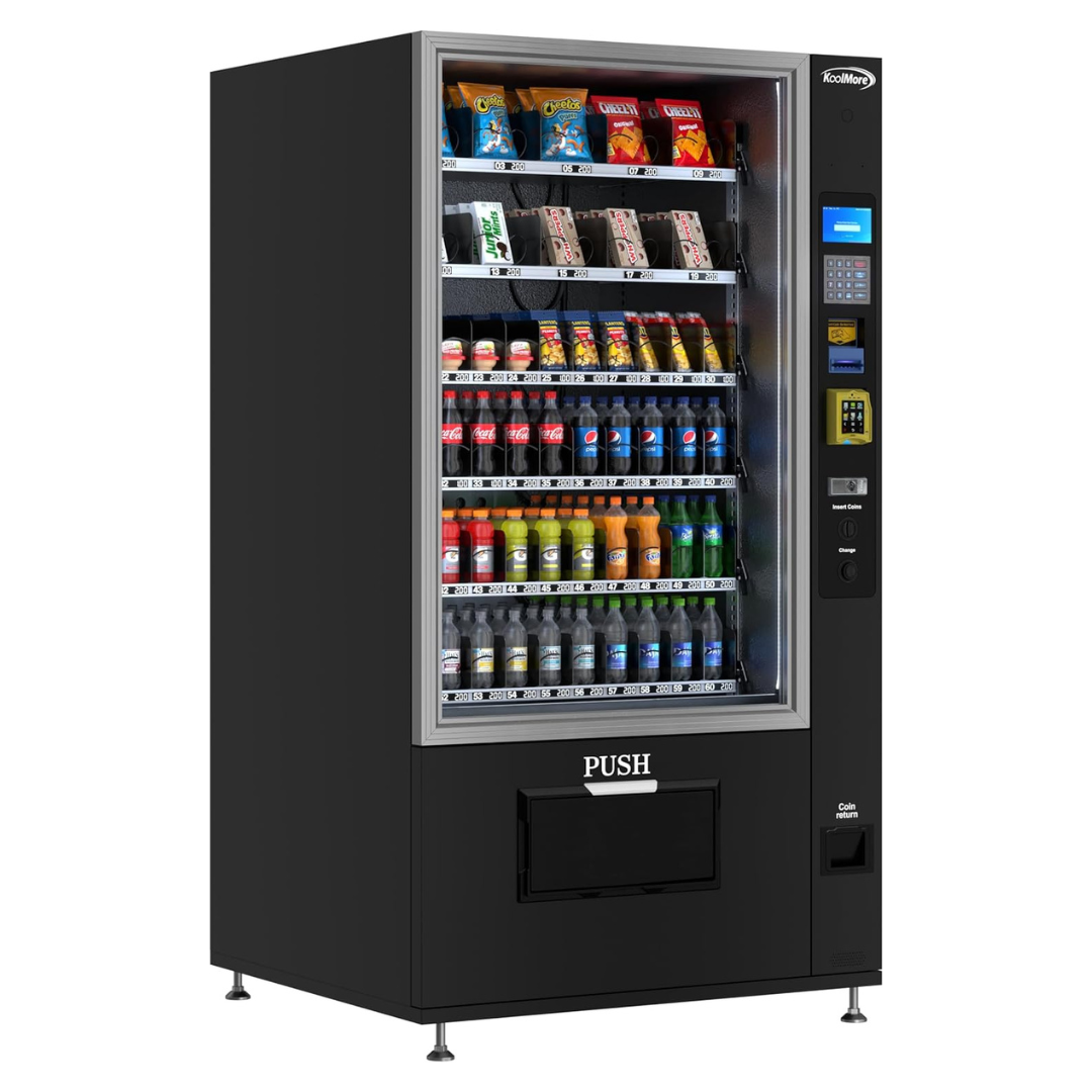 KoolMore Refrigerated Snack Vending Machine With 60 Slots
