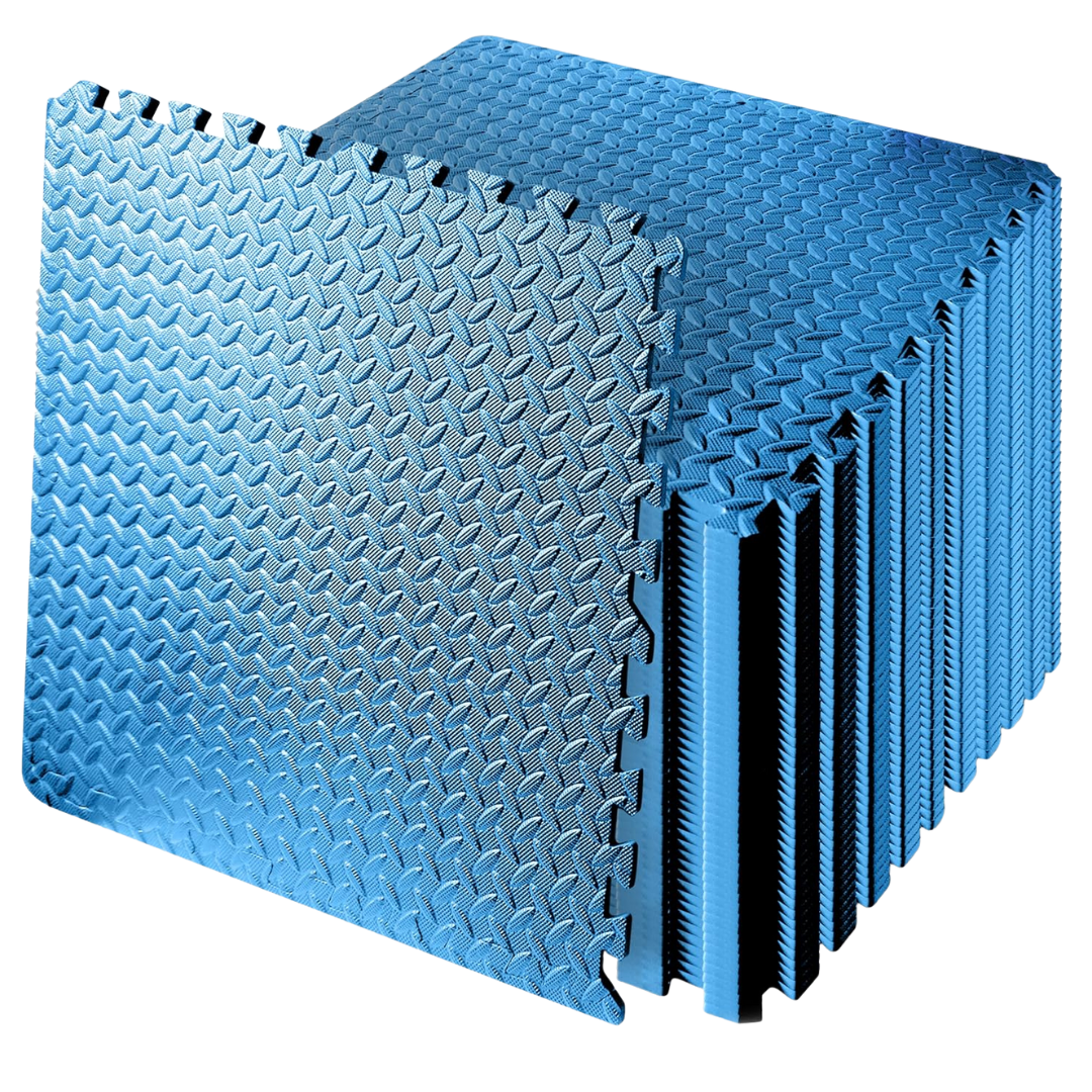 50-Count 24" x 24" Non-Skid EVA Foam Interlocking Exercise Mat