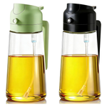 2-Pack 2-In-1 Oil Mister & Dispenser Bottle Kitchen Gadgets Accessories