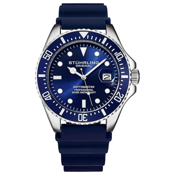 Men's Quartz Silver 42MM Water Resistant Watch