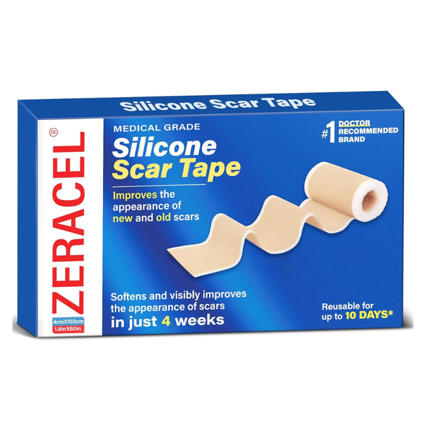1.6" x 59" Roll 1.5M Reusable Medical-Grade Silicone Scar Tape