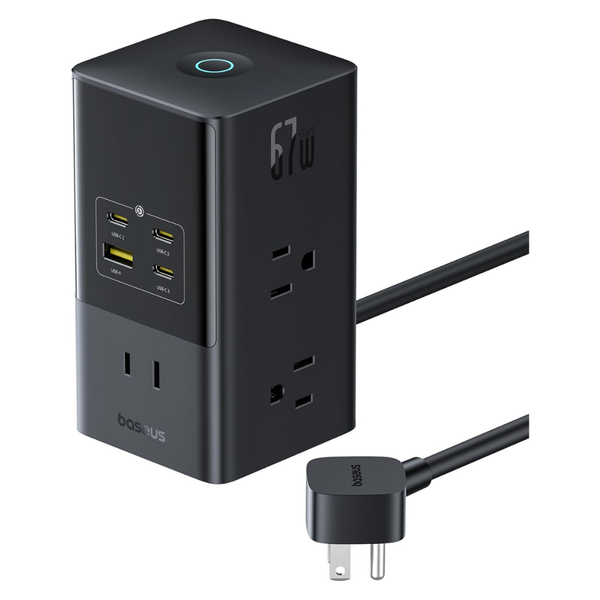 Baseus 67W 10-In-1 USB-C PD Fast Charging Desktop Charger + USB C Cable