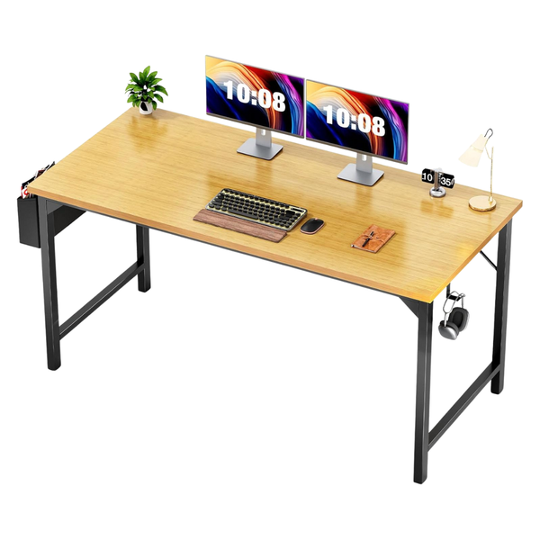 Sweetcrispy 48" Simple Wooden PC Large Table
