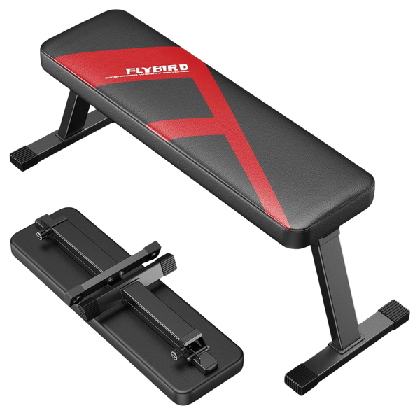 Flybird Sturdy Lightweight & Space-Saving Flat Bench