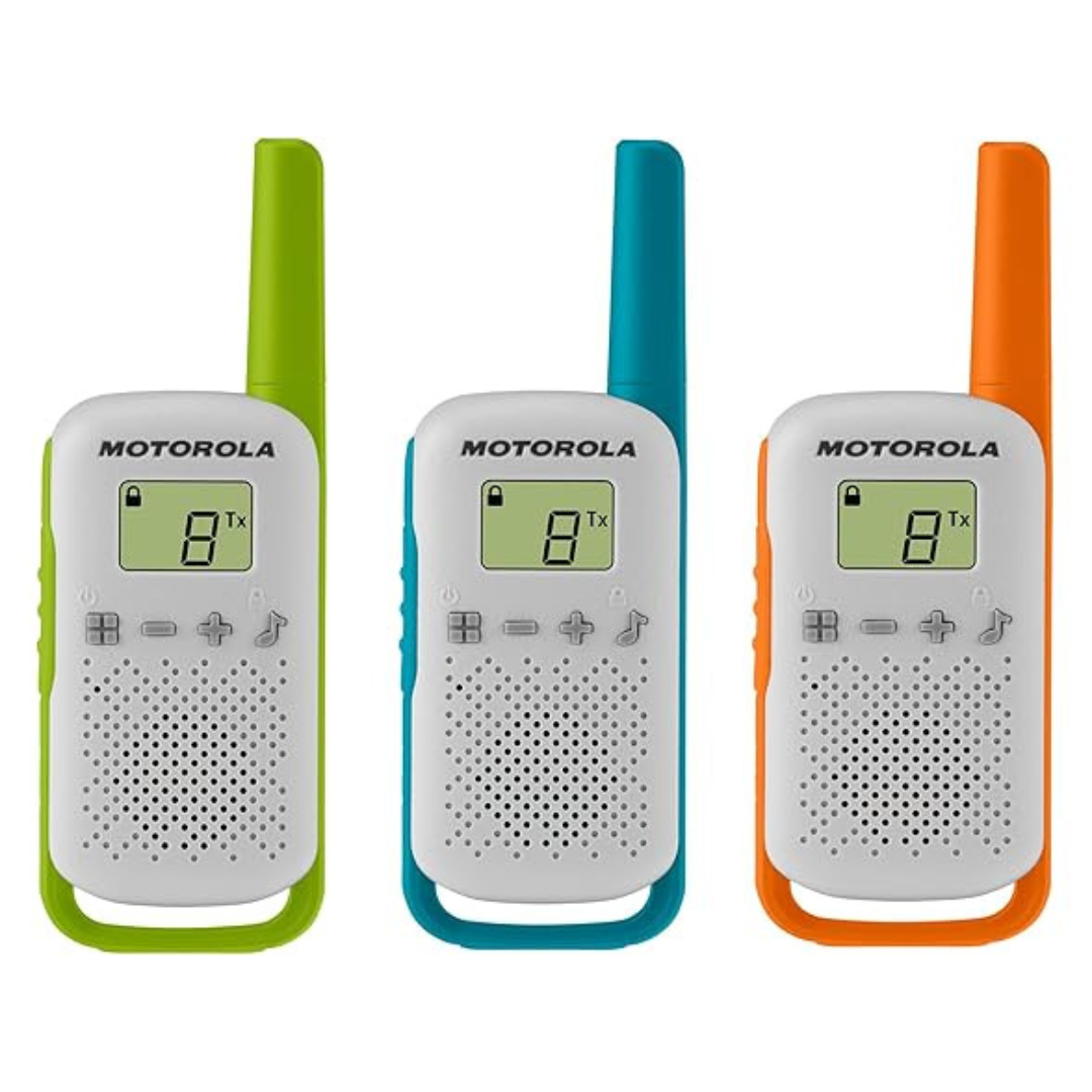 3-Pack Motorola T110TP Talkabout 2-Way Walkie Talkie Radios