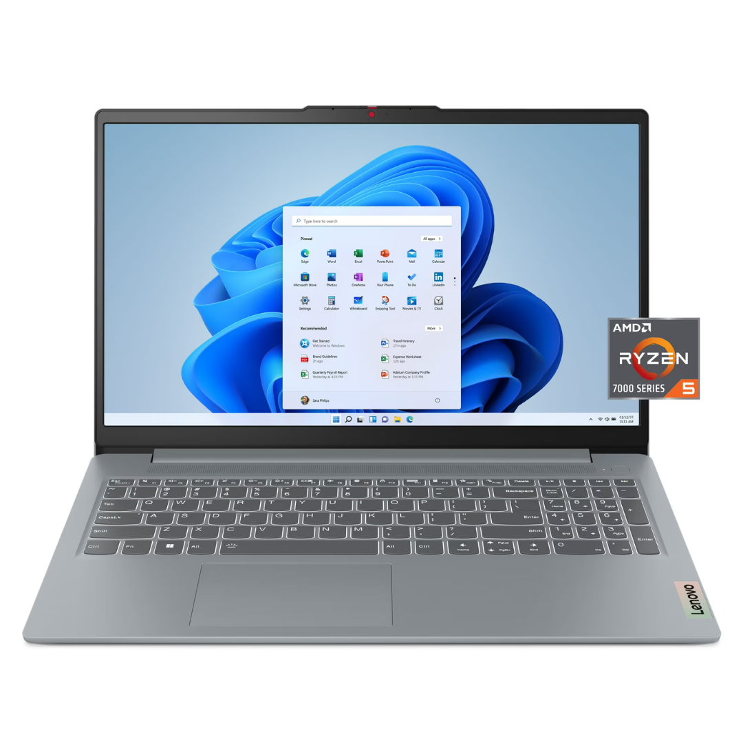 Lenovo IdeaPad Slim 3i 15.6" FHD Touch Laptop (Ryzen 5 7520U / 8GB RAM / 512GB SSD)