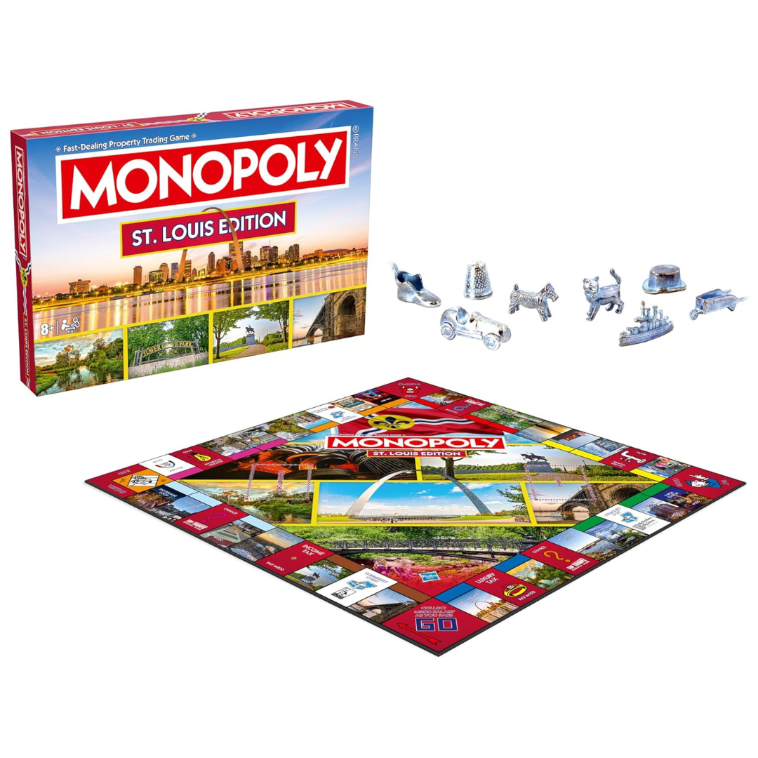 Monopoly St Louis MO Edition 2-6 Players Family Board Games