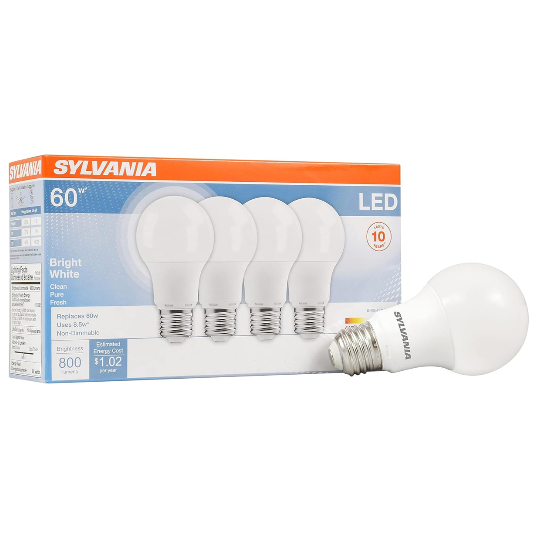 4-Pack Ledvance Sylvania LED Light Bulb