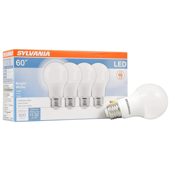 4-Pack Ledvance Sylvania LED Light Bulb