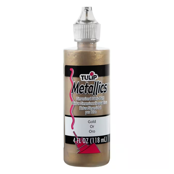 4-Oz Tulip Metallics Dimensional Fabric Paint (3 Colors)