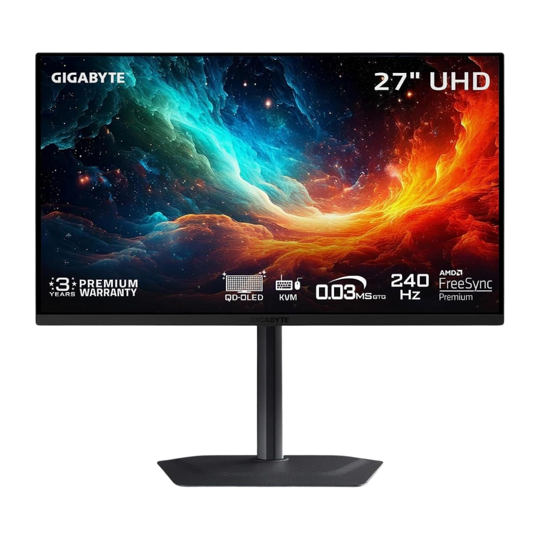 27" Gigabyte MO27U2 4K UHD 240Hz 0.03ms HDR QD-OLED Freesync Gaming Monitor