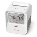X-Sense Radon Audible & Visual Alerts One-Touch Reset Detector