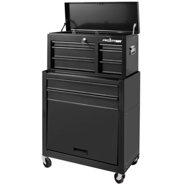 Frontier 24" 5-Drawer Rolling Tool Chest And Cabinet Combo