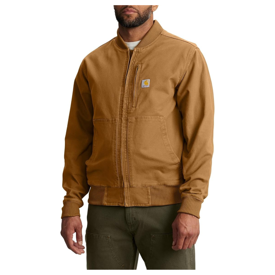 Carhartt Men's Rugged Flex Duck Relaxed Fit Bomber Jacket (Various Sizes)