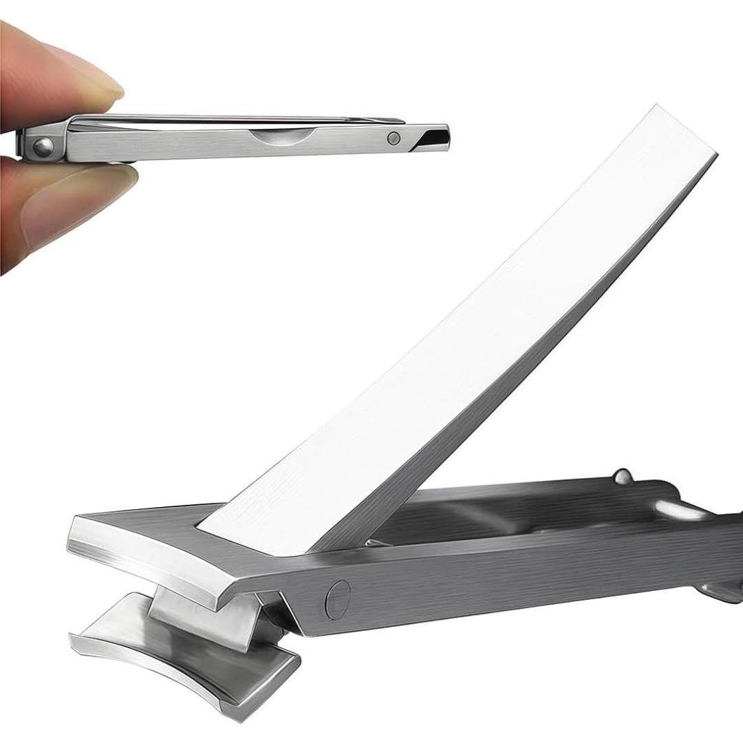 Heycrown Ultra-Thin Foldable Fingernail Small Nail Clippers