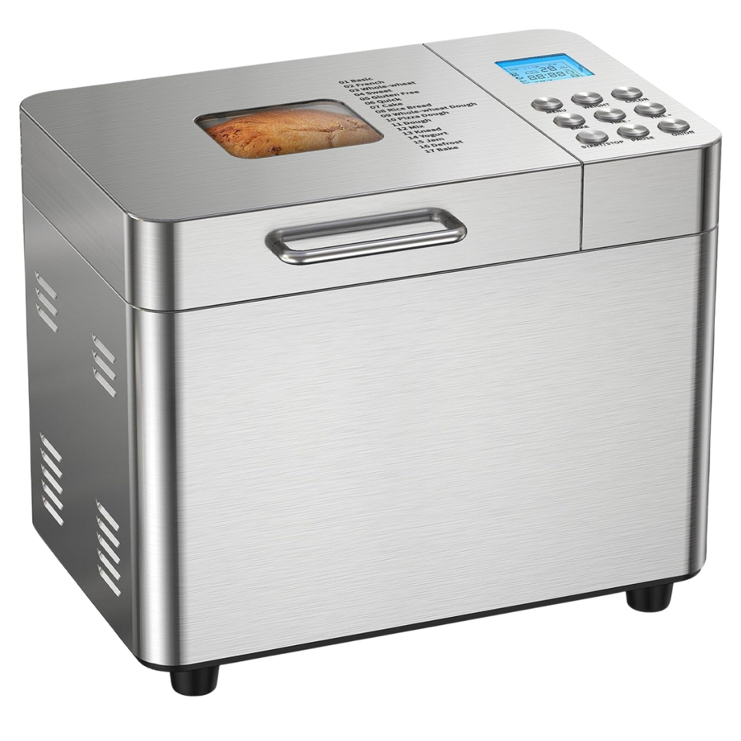 17-In-1 Osipoto 2LB Automatic Stainless Steel Bread Maker Machine