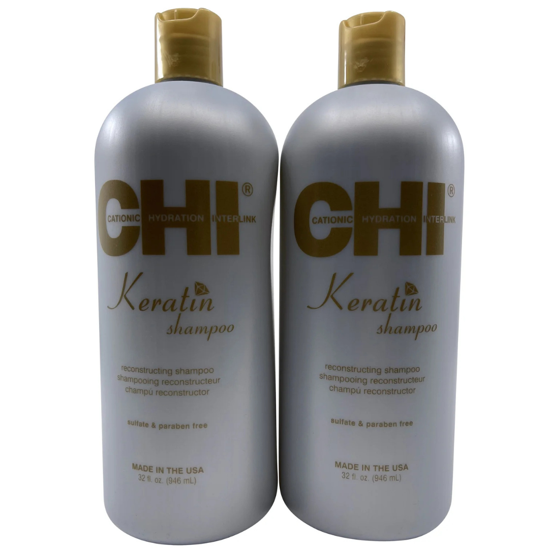 2-Pack 32oz Chi Keratin Shampoo