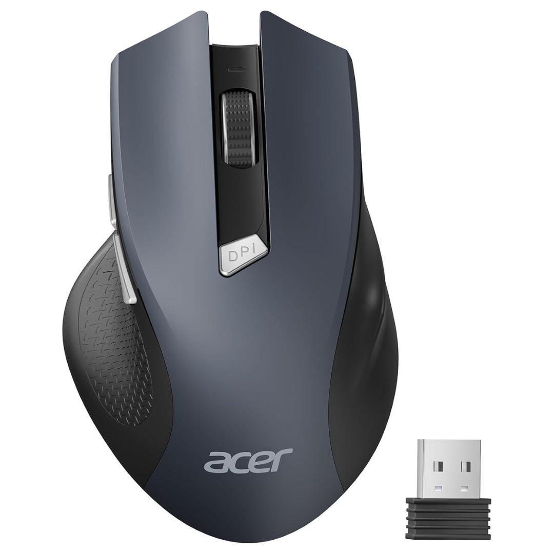 Acer 6-Button 1600 DPI 2.4GHz Wireless Mouse With USB Receiver
