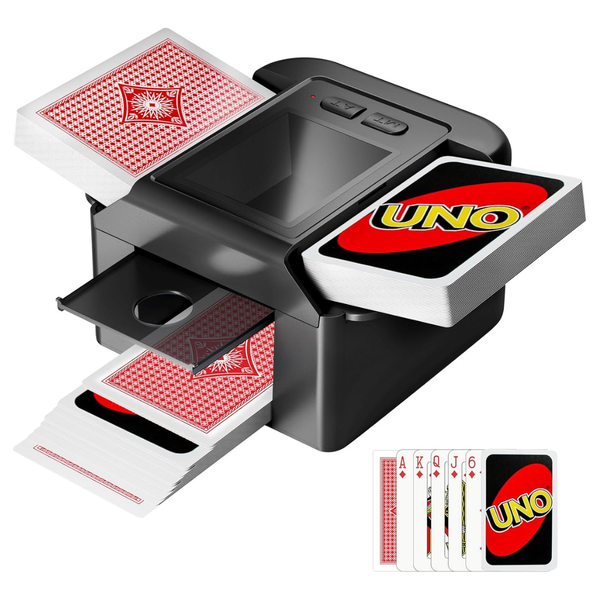 Automatic Dual Mode Card Shuffler W/ USB-C Rechargeable Battery