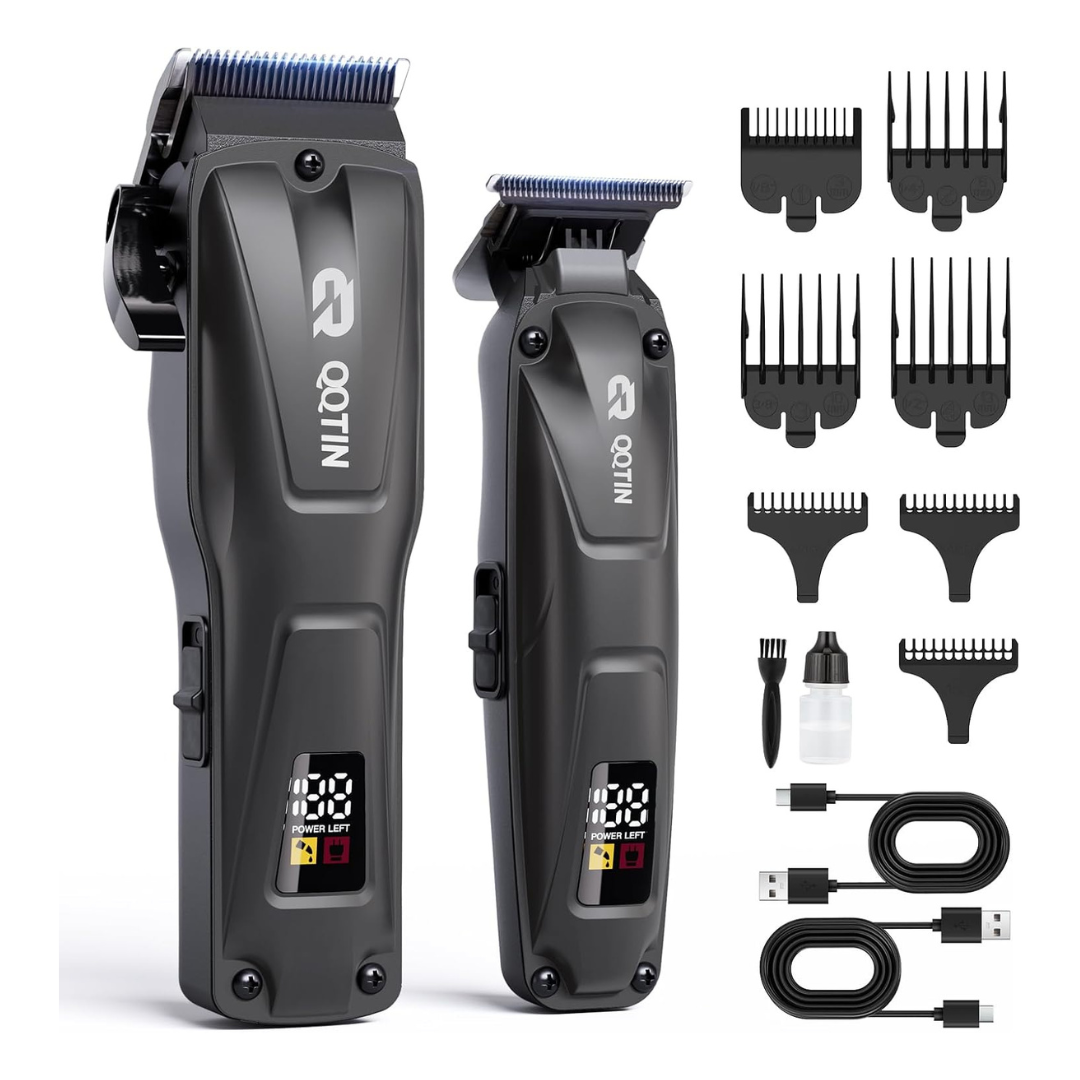 8500rpm Men's Electric Cordless Hair Trimmer Set With Long Battery Life