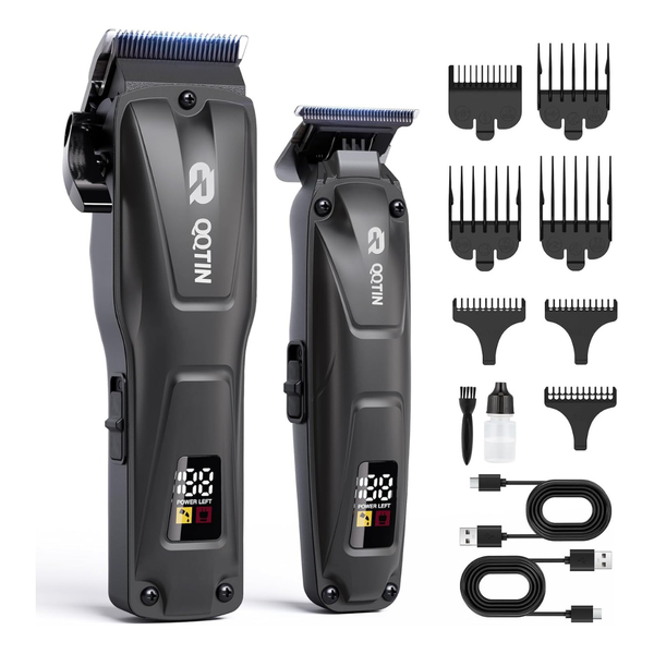 8500rpm Men's Electric Cordless Hair Trimmer Set With Long Battery Life