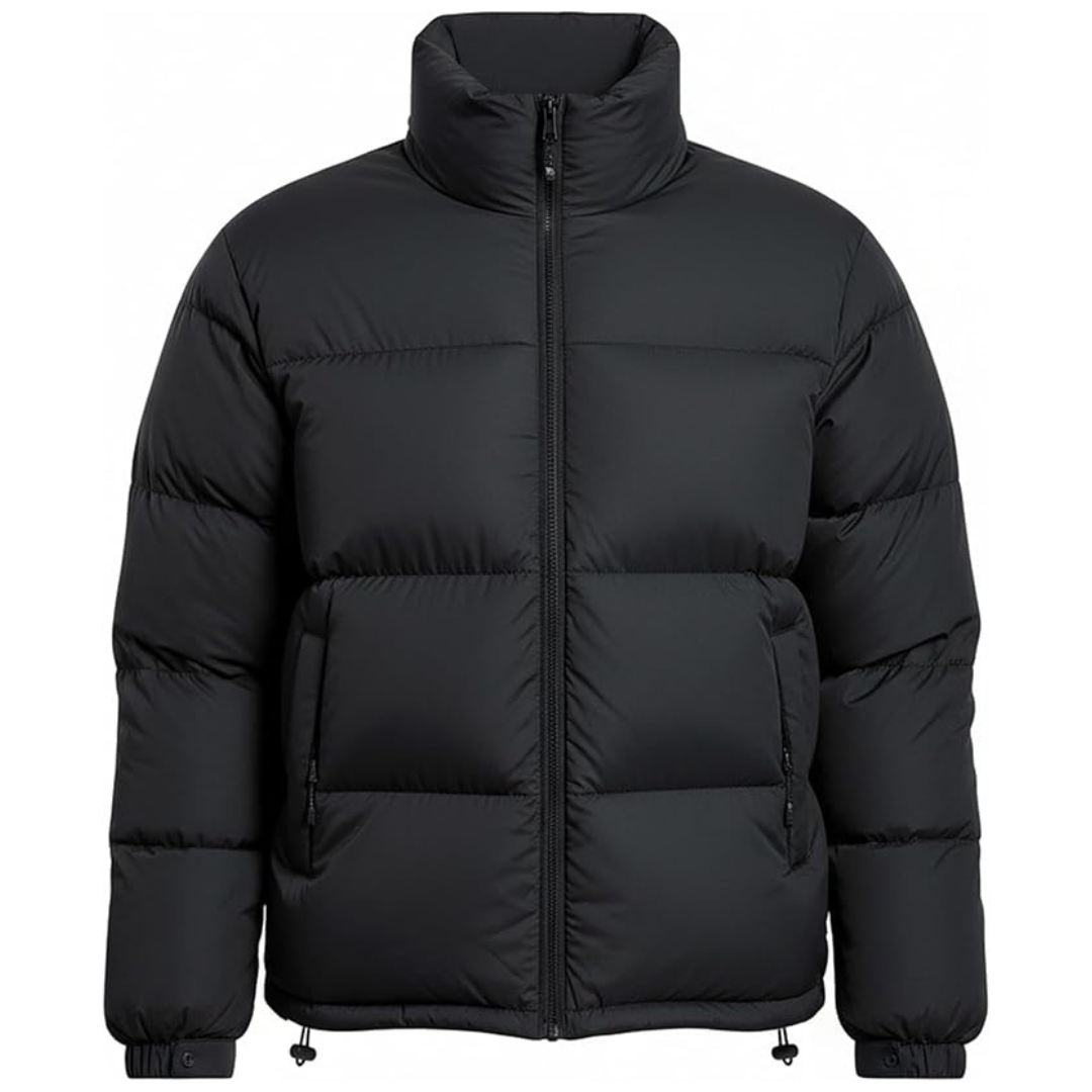 Men's Thickened Winter Puffer Jacket Coat W/ Stand Collar (3 Colors)