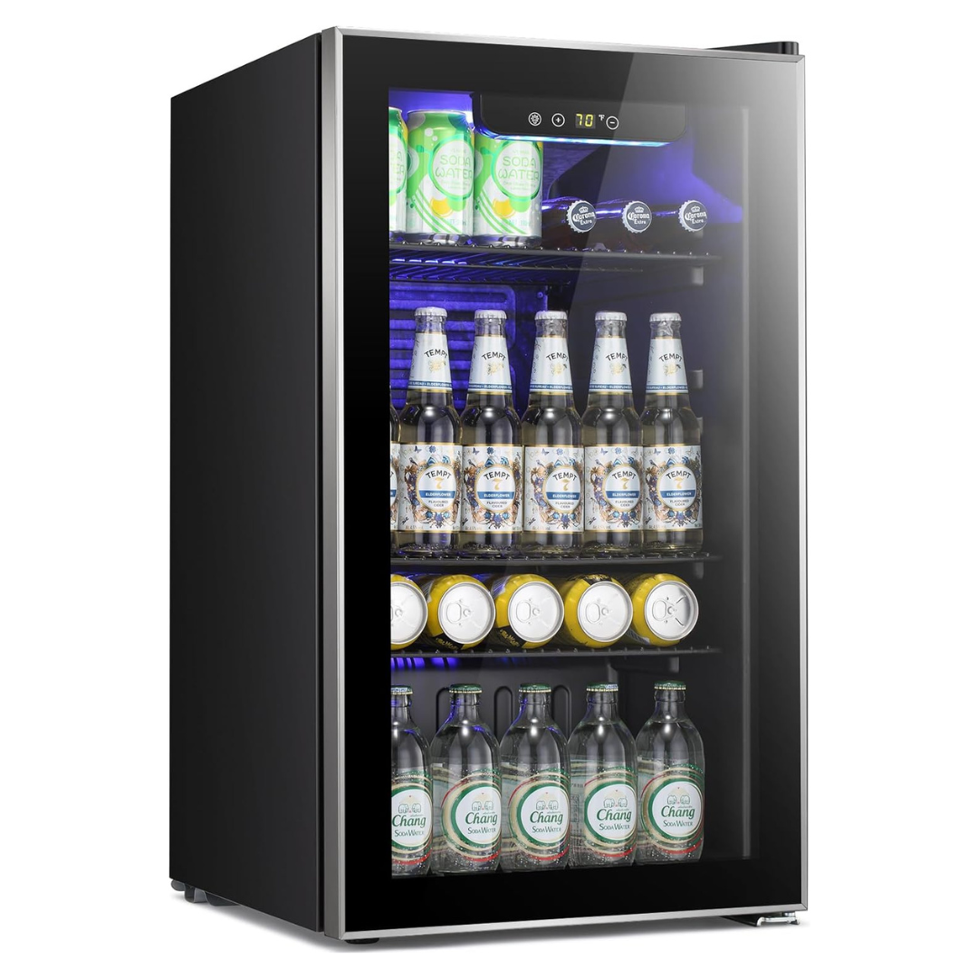 Antarctic Star 3.1 Cu.Ft 120 Can Mini Beverage Refrigerator