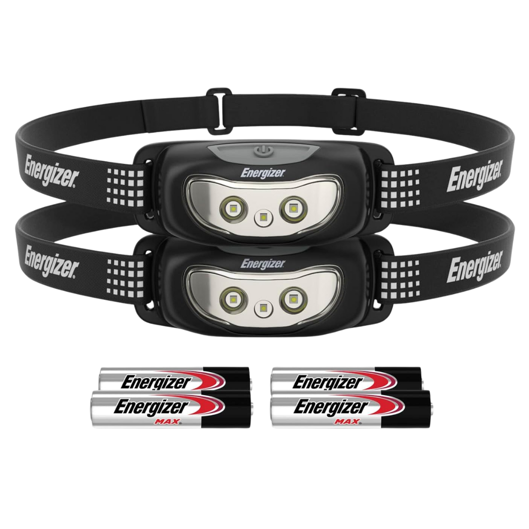 2-Pack Energizer Universal Plus LED Headlamp With Batteries
