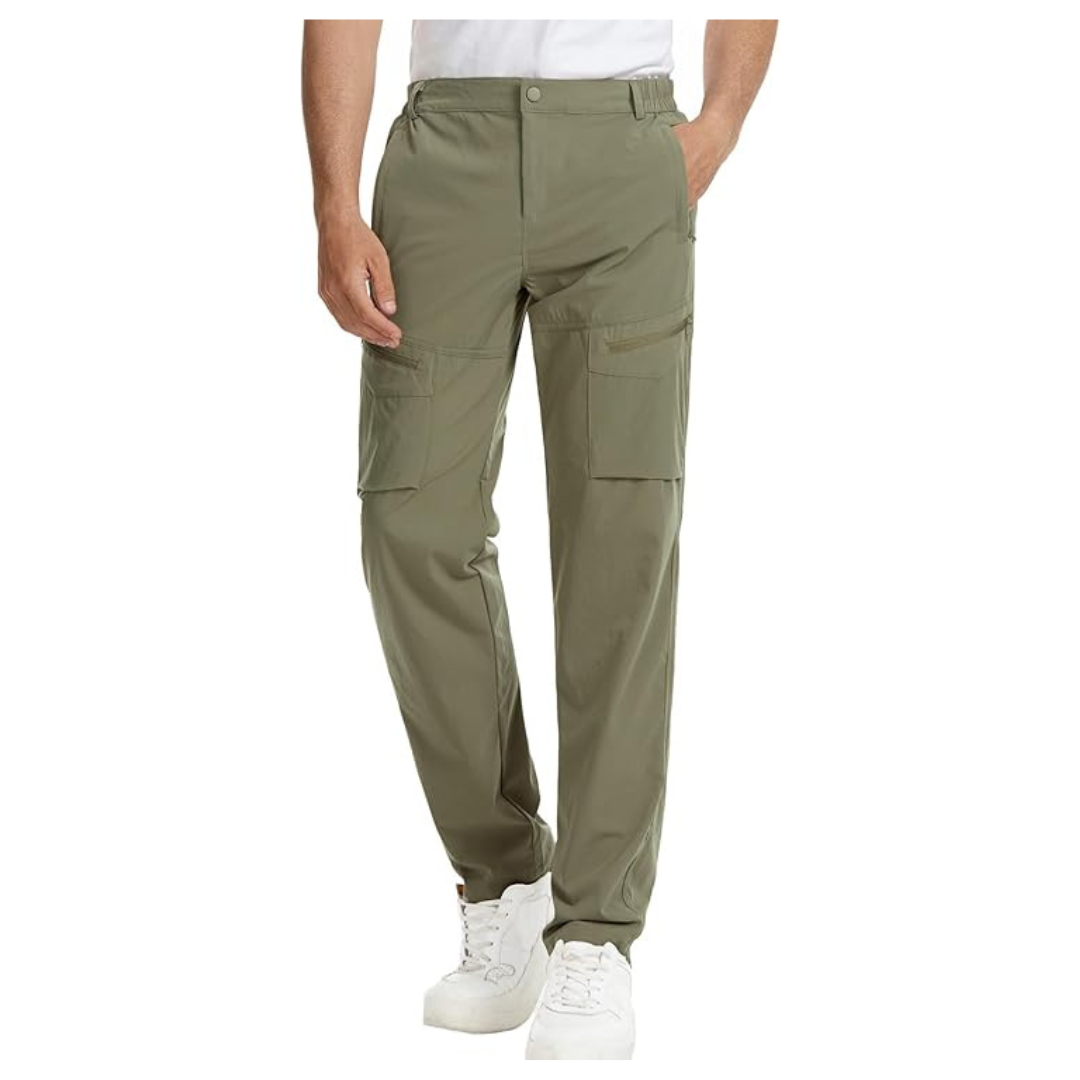 Men's Cargo Hiking Lightweight Quick Dry Pants With Pockets