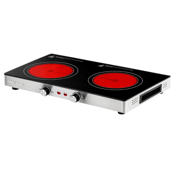 Infrared 1800W Electric Ceramic Double Burner
