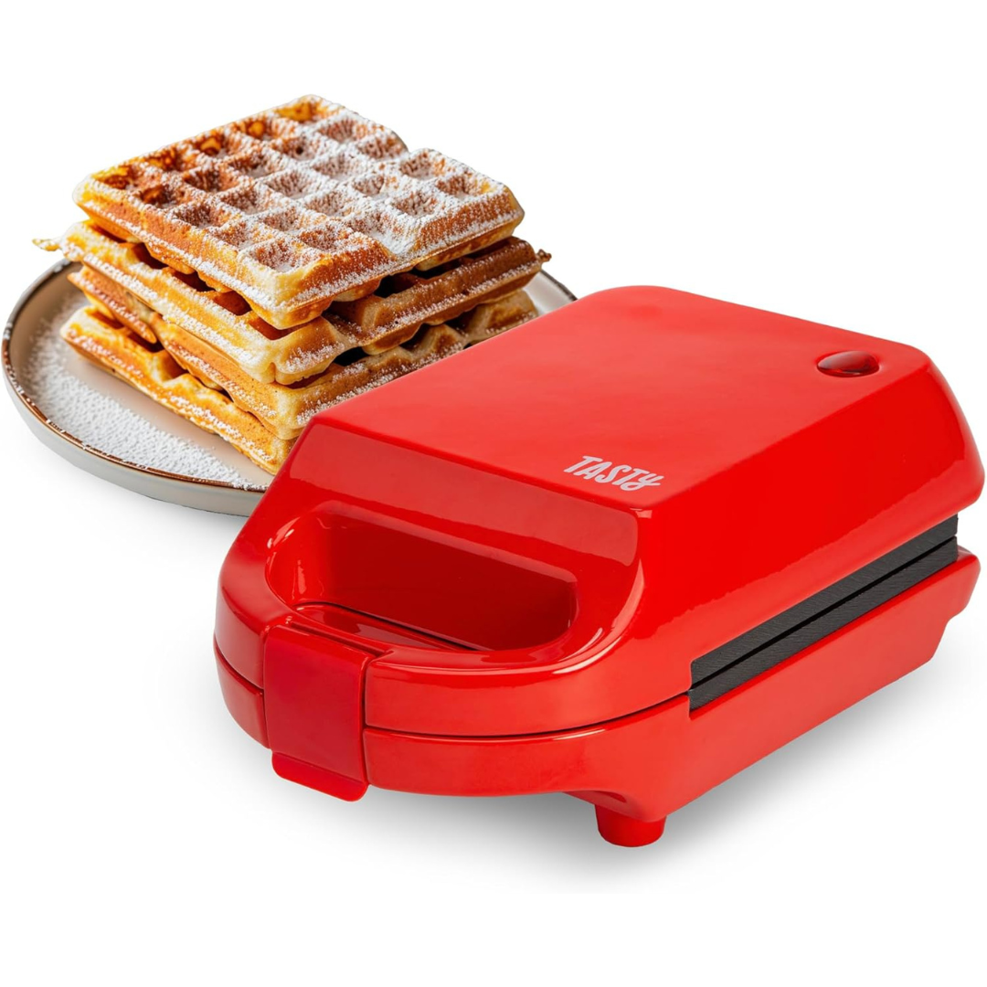 Tasty 600W Mini Nonstick Waffle Maker
