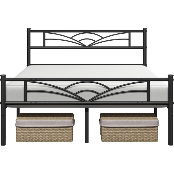 Yaheetech Queen Metal Platform Mattress Foundation Bed Frames