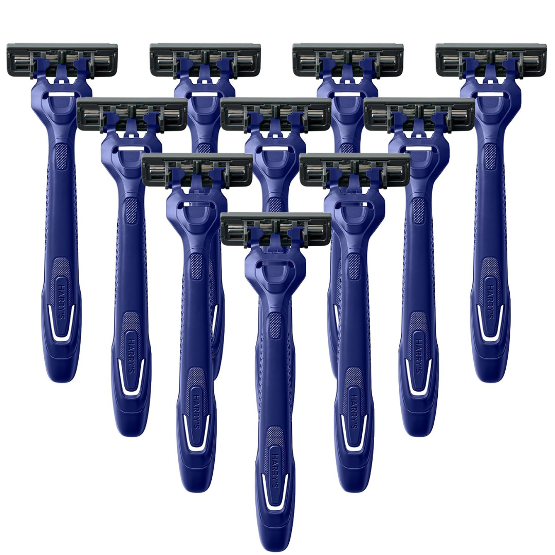 10-Count Harry's 3-Blade Men's Disposable Razors