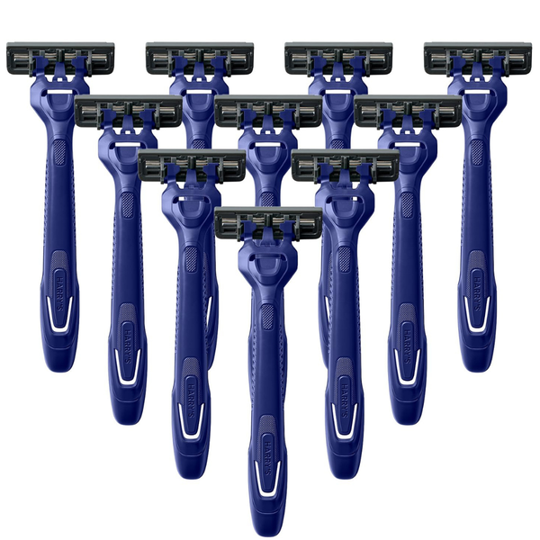 10-Count Harry's 3-Blade Men's Disposable Razors