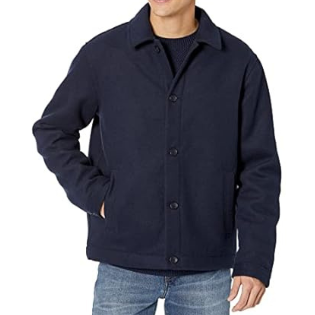 Amazon Essentials Men's Wool Short Jacket