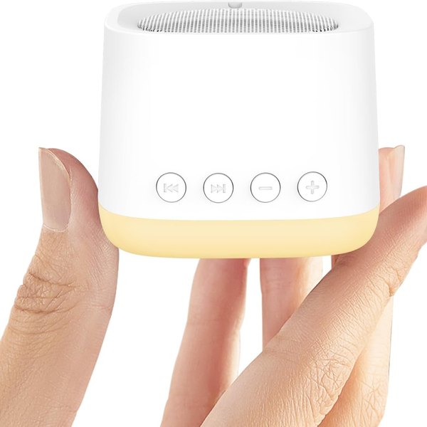 White Noise Mini Sound Machine with Night Light